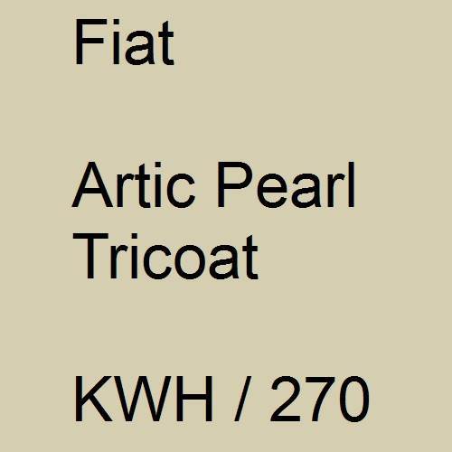 Fiat, Artic Pearl Tricoat, KWH / 270.